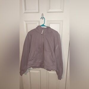 Lululemon lavender full zip scuba